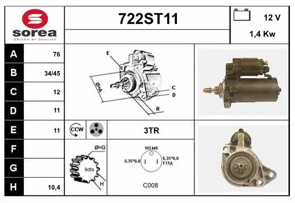 Starter (722ST11)