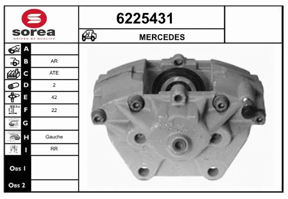 Brake Caliper (6225431)