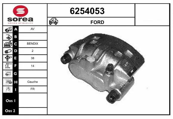Brake Caliper (6254053)