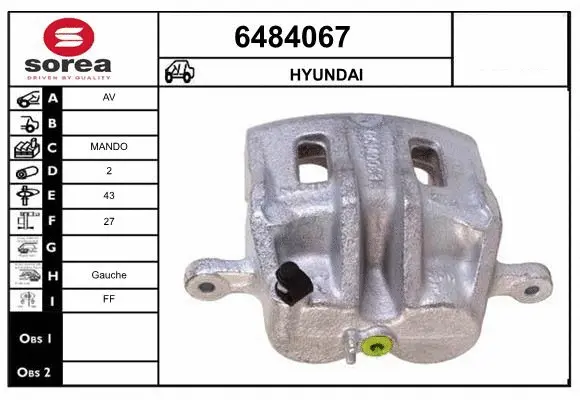 Brake Caliper (6484067)