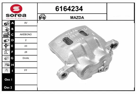 Brake Caliper (6164234)