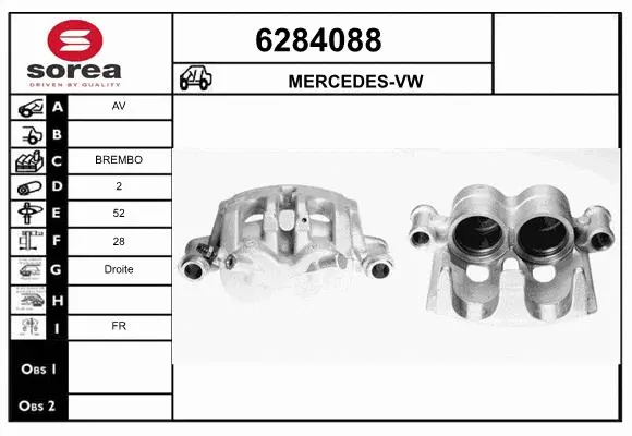 Brake Caliper (6284088)