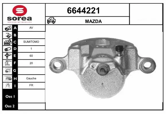 Brake Caliper (6644221)