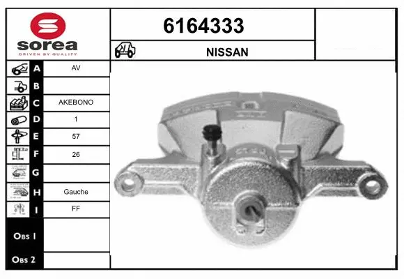 Brake Caliper (6164333)