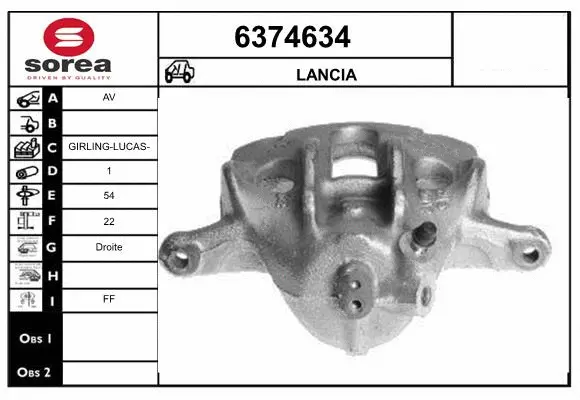 Brake Caliper (6374634)