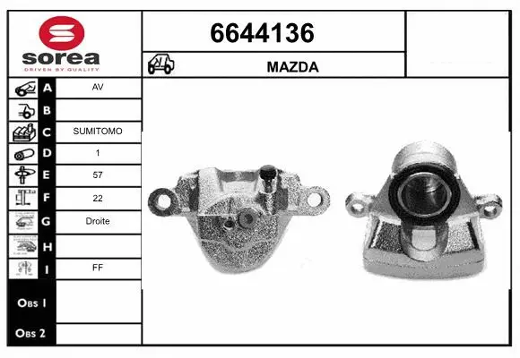 Brake Caliper (6644136)