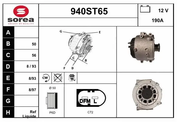 Alternator (940ST65)