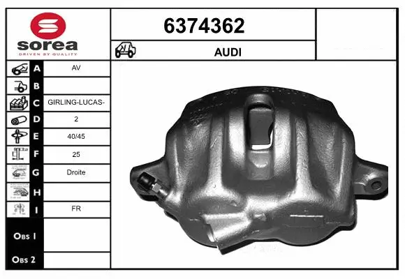 Brake Caliper (6374362)