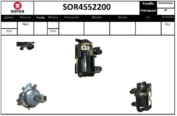 Hydraulic Pump, steering (SOR4552200)