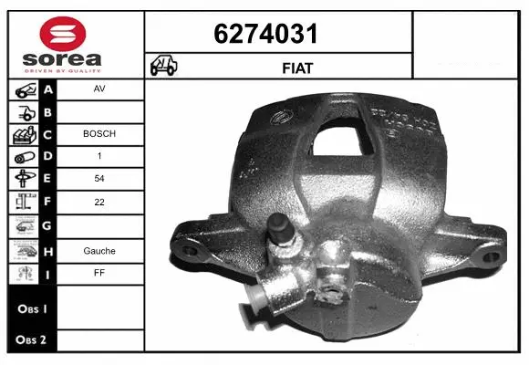 Brake Caliper (6274031)