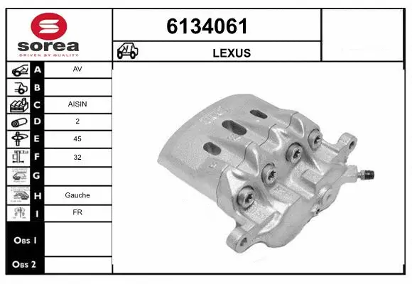 Brake Caliper (6134061)