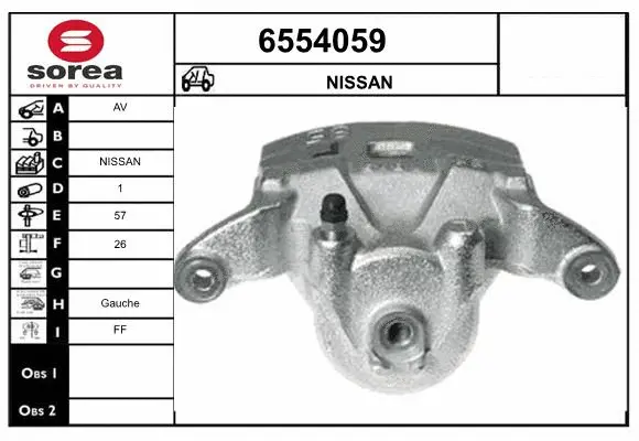Brake Caliper (6554059)
