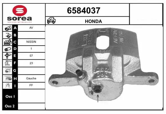 Brake Caliper (6584037)