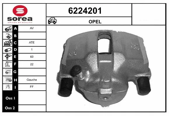 Brake Caliper (6224201)