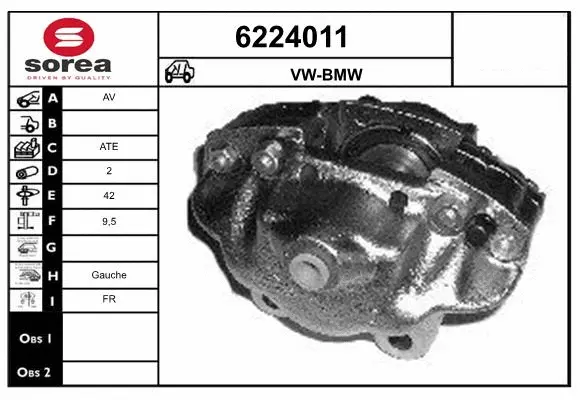 Brake Caliper (6224011)