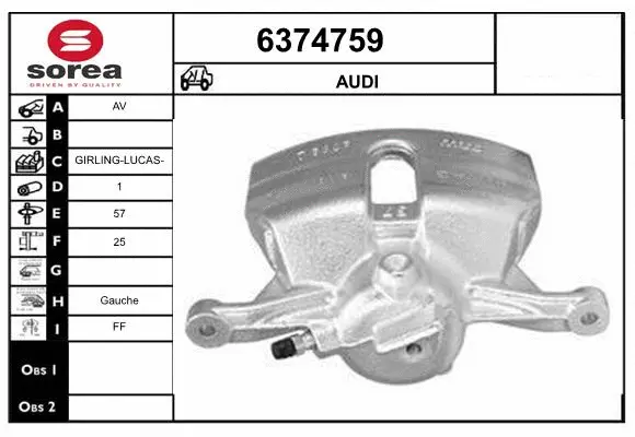 Brake Caliper (6374759)