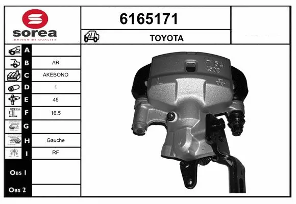 Brake Caliper (6165171)