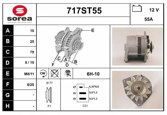 Alternator (717ST55)