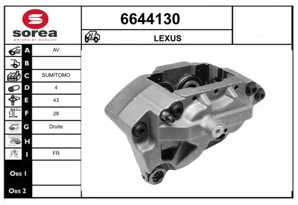 Brake Caliper (6644130)