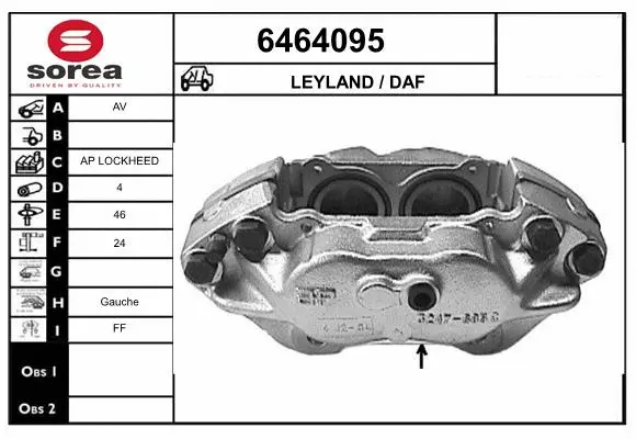 Brake Caliper (6464095)