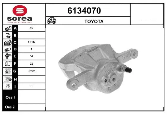 Brake Caliper (6134070)