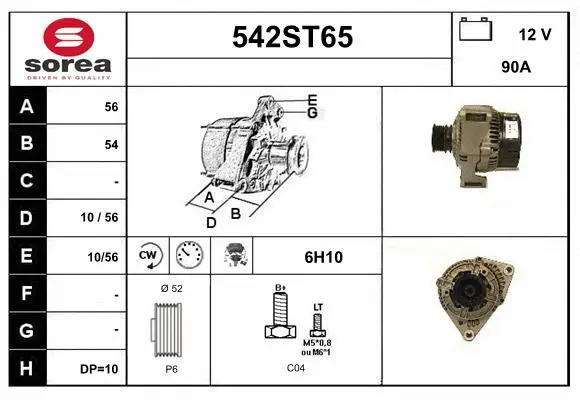Alternator (542ST65)