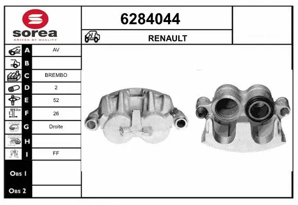 Brake Caliper (6284044)