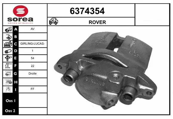 Brake Caliper (6374354)