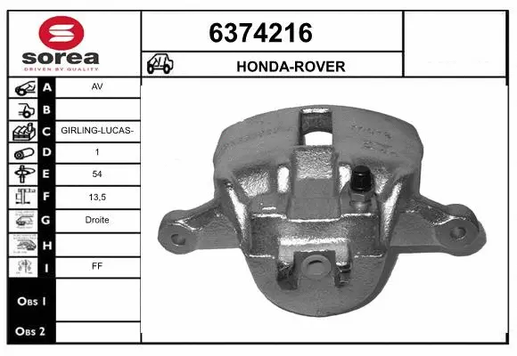 Brake Caliper (6374216)