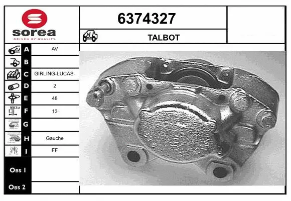 Brake Caliper (6374327)