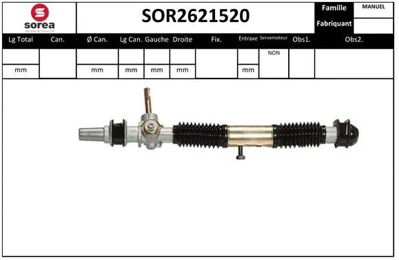 Steering Gear (SOR2621520)