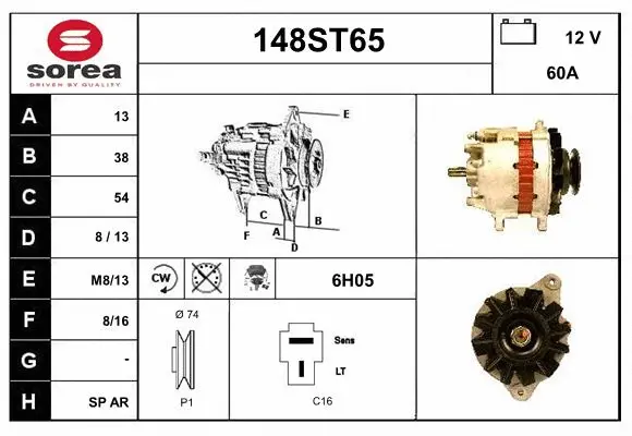 Alternator (148ST65)