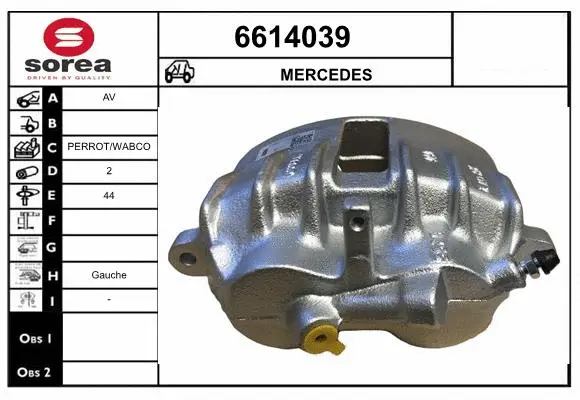 Brake Caliper (6614039)