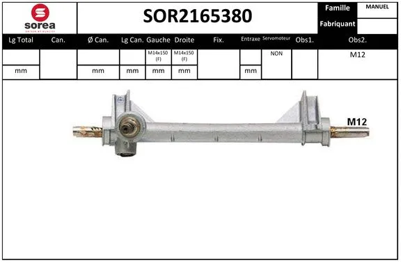 Steering Gear (SOR2165380)