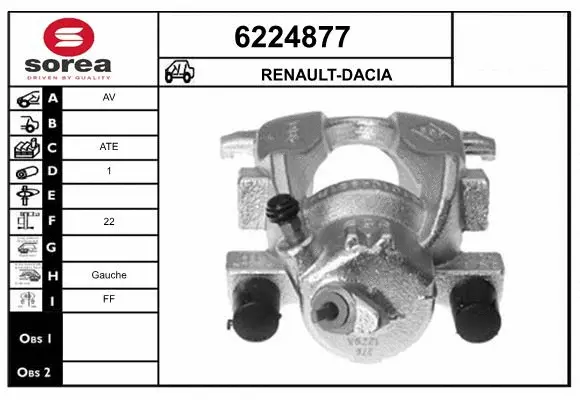 Brake Caliper (6224877)