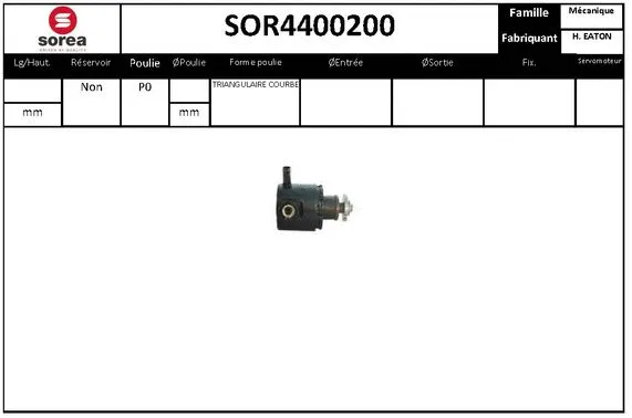 Hydraulic Pump, steering (SOR4400200)