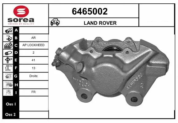 Brake Caliper (6465002)