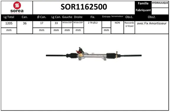 Steering Gear (SOR1162500)