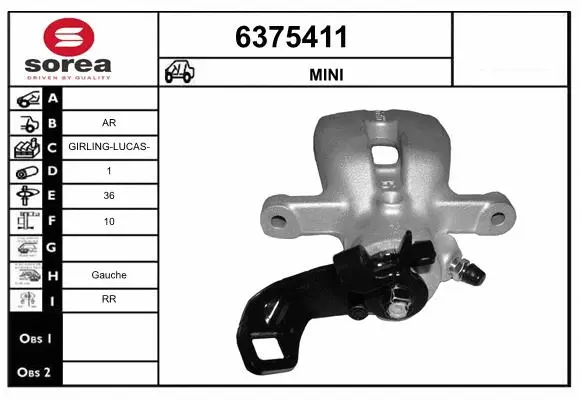 Brake Caliper (6375411)