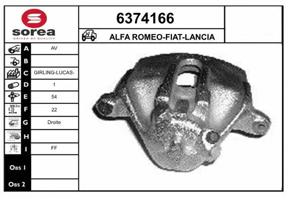 Brake Caliper (6374166)
