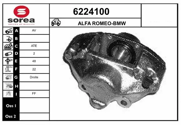 Brake Caliper (6224100)