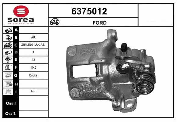 Brake Caliper (6375012)