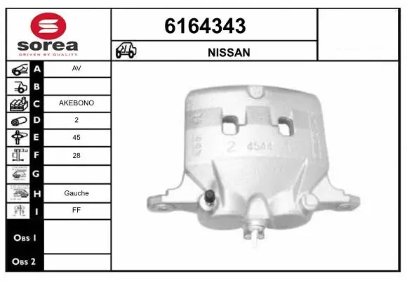 Brake Caliper (6164343)