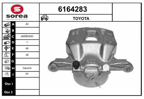 Brake Caliper (6164283)