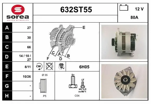 Alternator (632ST55)