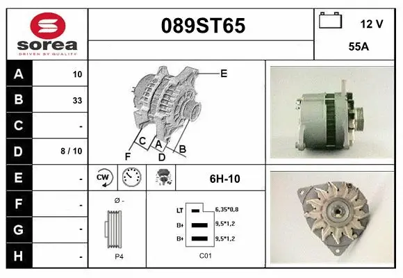 Alternator (089ST65)