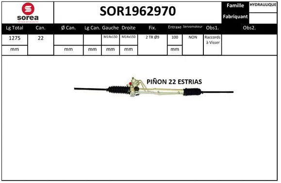 Steering Gear (SOR1962970)