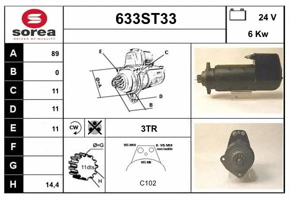 Starter (633ST33)