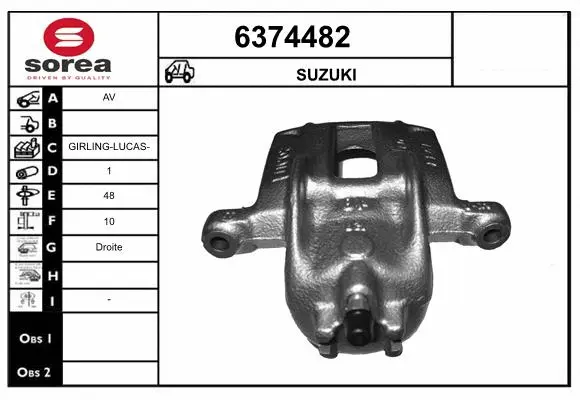 Brake Caliper (6374482)