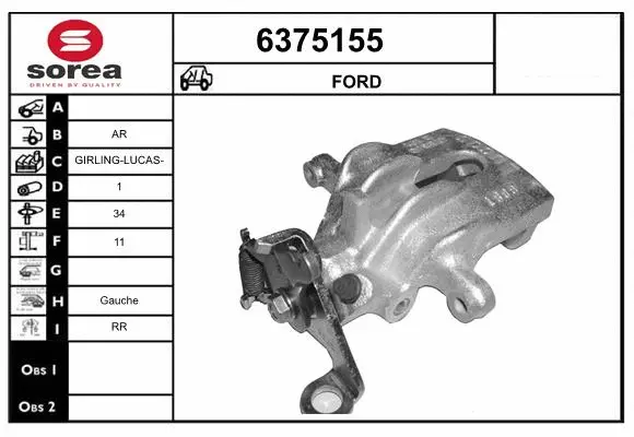 Brake Caliper (6375155)